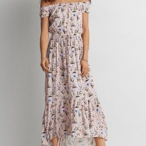 American Eagle Floral Off the Shoulder Dress
